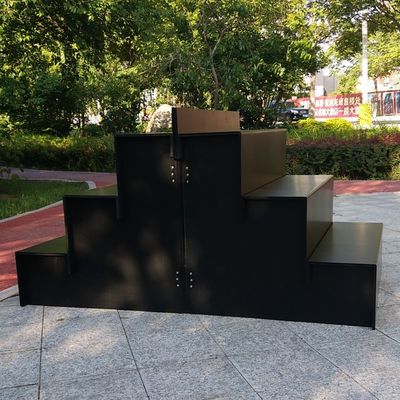 A exposição rígida da flor artificial de suporte de exposição da flor de Coroplast está impermeável
