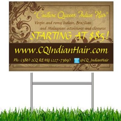 Os PP corrugaram sinais plásticos 18 x 24 sinais de 6mm Coroplast com estaca de H