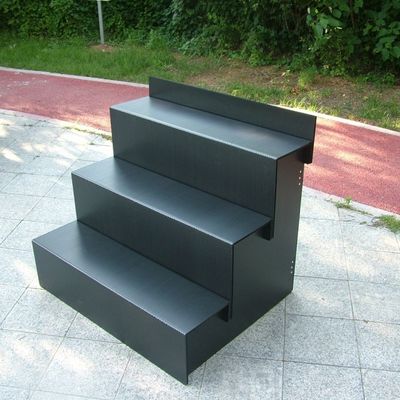 O suporte de exposição floral preto PP de Coroplast corrugou bens plásticos de 4 etapas