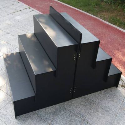 O suporte de exposição floral preto PP de Coroplast corrugou bens plásticos de 4 etapas