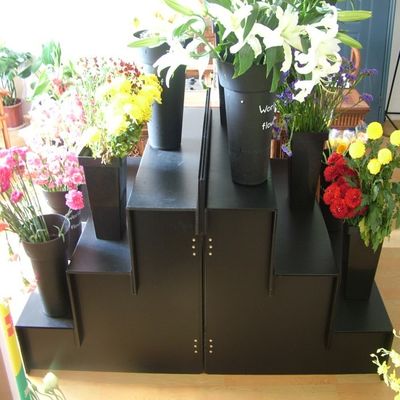 O suporte de exposição floral de pouco peso PP corrugou o suporte de exposição do ramalhete da flor de Coroplast