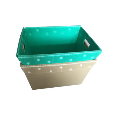 Correio ondulado não tóxico Tote Bins Waterproof Recyclable dos PP