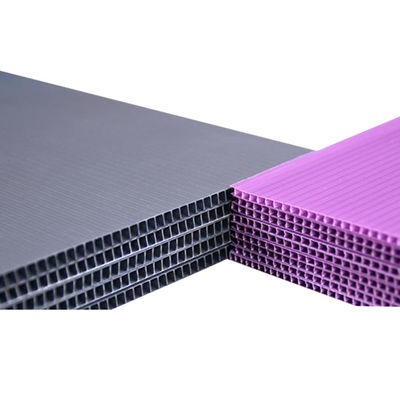 Eco 2mm PP corrugou folhas Nontoxic impermeáveis de Coroplast da folha plástica
