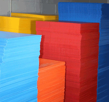 2mm vermelhos 3mm 4mm corrugou rígido forte reciclável da folha plástica