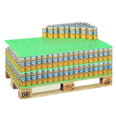 as almofadas plásticas 4mm onduladas PP da camada de 3mm mergulham o verde da almofada impermeável