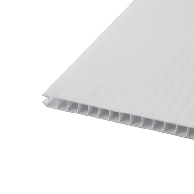 placa plástica ondulada Coroplast do polipropileno da folha de 12mm Twinwall