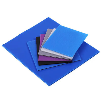 Placa azul reciclável de Coroplast da folha lavável de 2mm PP Corflute