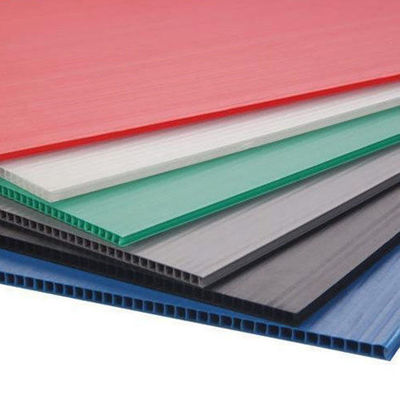 Personalização de folhas de plástico corrugadas recicladas Coroplast de 10 mm