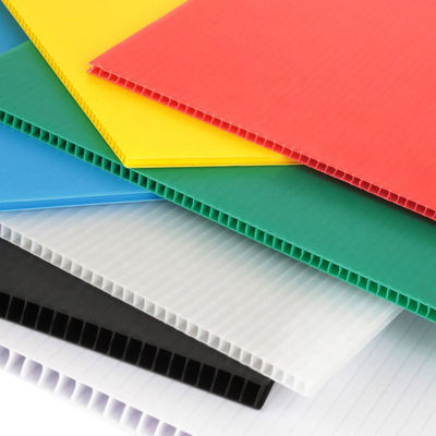 Personalização de folhas de plástico corrugadas recicladas Coroplast de 10 mm