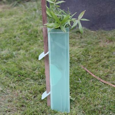 Protetor UV à prova d'água de plástico verde corflute de 3 mm para árvores