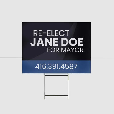 Tabela de plástico corrugado de PP leve e resistente às intempéries