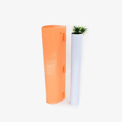 resistência de impacto personalizada da árvore de 2mm - de 4mm PP protetores plásticos ondulados