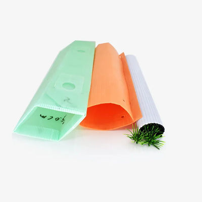 resistência de impacto personalizada da árvore de 2mm - de 4mm PP protetores plásticos ondulados