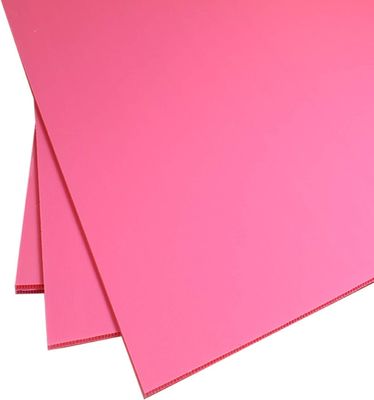 Folha de plástico corrugada de polipropileno Corflute customizado Durável