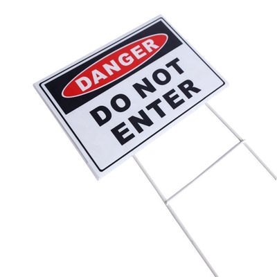 PP Corflute Sign Corrugated Plastic Yard Coroplast Sign Lightweight Personalizado