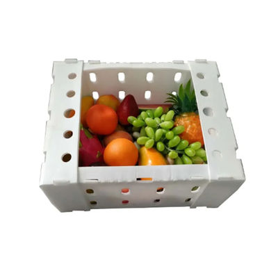 Caixa de embalagem de frutas de plástico corrugado de PP