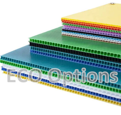 Reciclagem de folhas de plástico corrugado de PP Corflute customizado